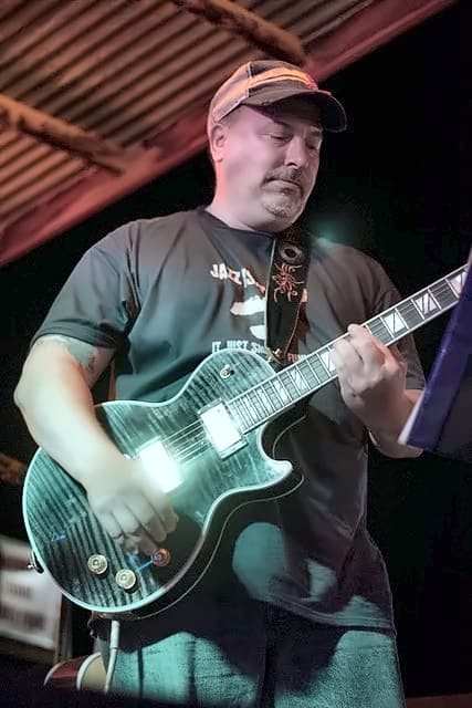 Live close-up on stage