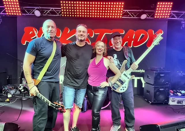 Rock Steady band photo on stage