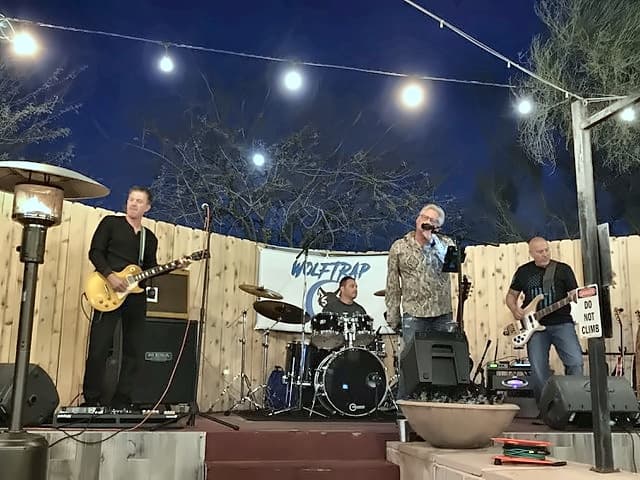 On stage with Wolftrap